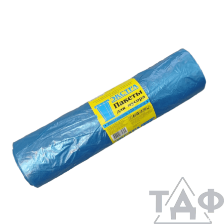Мешки д/м 120л*30мкм ПРАЙД EXTRA  голубые (40шт в рул.) /15