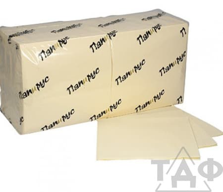 Салфетка "Папирус" 24*24 см 1-сл 400л.шампань