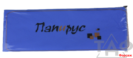 Скатерть одноразовая "Папирус" 110*140см синяя/60