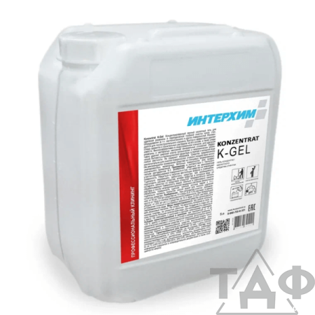 ИНТЕРХИМ Концентрат K-Gel, 5л. Гель-концентрат кислотного средства очистки/