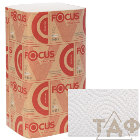 Полотенца листовые Focus Premium 2 сл 200 л