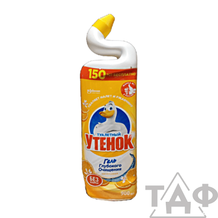 Туалетный Утёнок д/сантехники Цитрус  900 мл/12