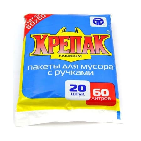 Мешки д/м 60л Крепак  20шт/50уп в кор.