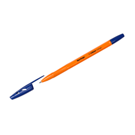 Ручка шариковая Berlingo Tribase Orange, синяя, 0,7мм.,1/50
