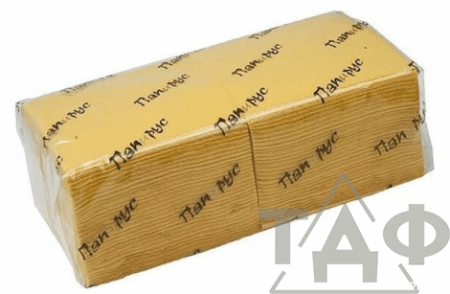 Салфетка "Папирус" 33*33 см 1-сл 300л.желтые /10СЖ