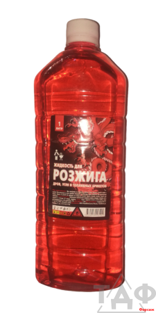 Жидкость для розжига (красный) 1 л/10