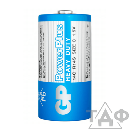 Элемент питания GP PowerPlus C солевые 14CEBRA-2S