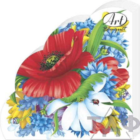Букет 3-сл.12л. Салфетки Art Bouquet Rondo /15