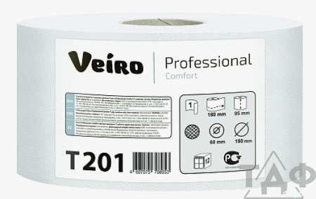 Туалетная бумага Veiro Professional Комфорт (12) белая
