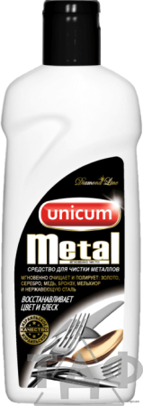 UNICUM Ср-во д/ чистки изд из драг.метал 380 мл/20