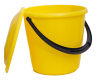 Ведро 10 л  цветное с крышкой/5